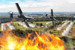 Дрони СБУ атакують НПЗ у Пермі: палаючі нафтові резервуари Лукойл-Пермнафтооргсинтез