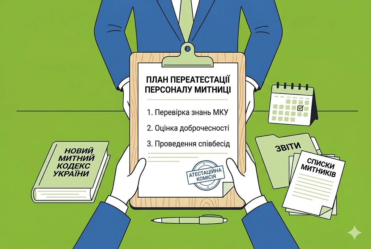 План реформ митниці: атестація співробітників за стандартами ЄС з перевіркою та комісіями