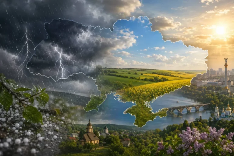 Прогноз погоды в Украине: грозы с дождями и жара до +31 22 июня