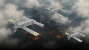 Українські дрони з маркуванням UA атакують під час рекордного удару 18 червня