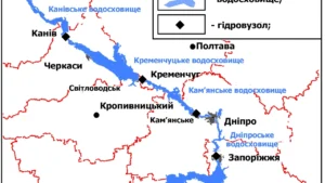 Дніпровська ГЕС на карті: координати та навігація