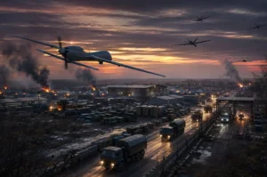 Дрони атакують порт Усть-Луга та військовий полігон у Ленобласті