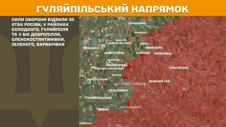 Гуляйполе карта бойових дій: ситуація на фронті 2026