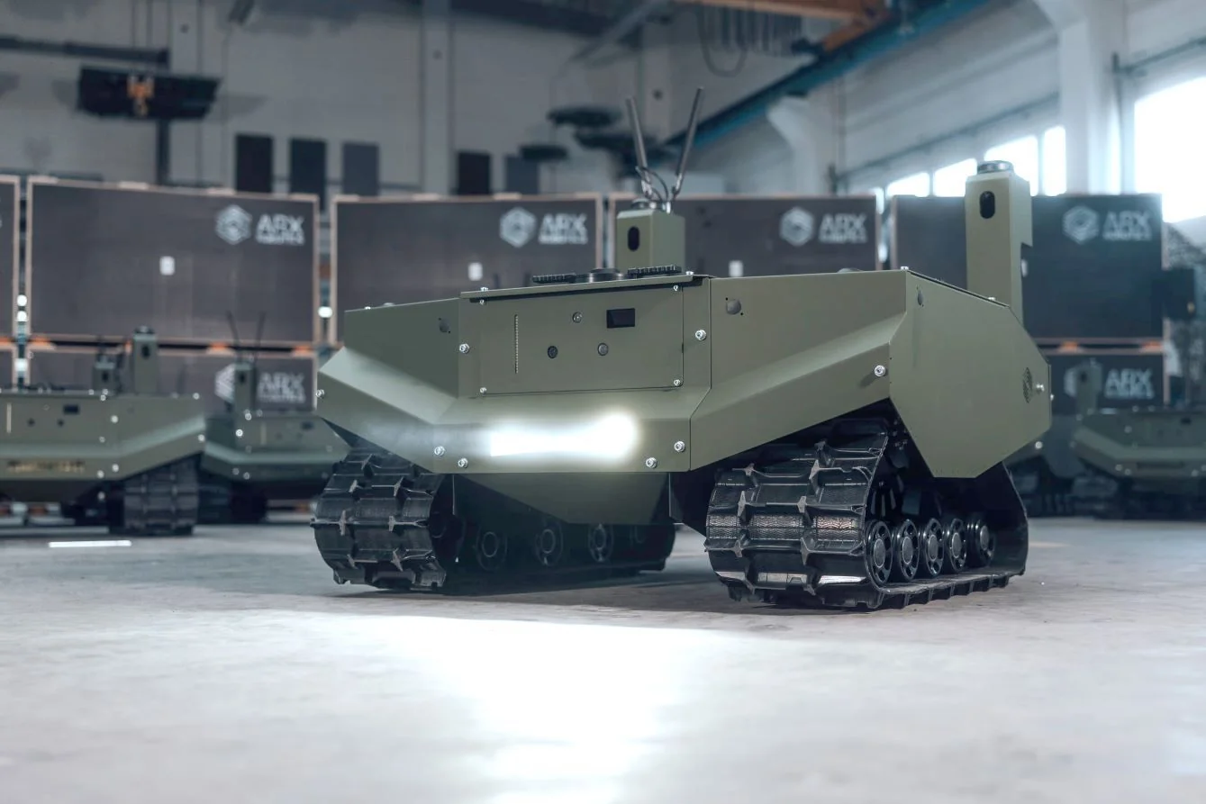 Наземний дрон Gereon ARX Robotics на заводі в Ульмі для України