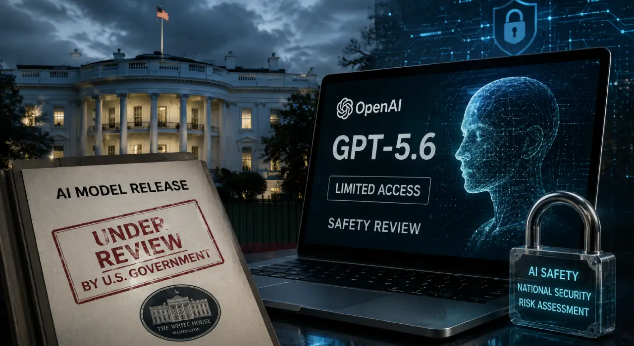 Ноутбук OpenAI GPT-5.6 под проверкой правительства США по безопасности модели