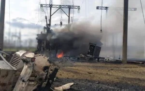 Пошкоджена електропідстанція в Чернігові після російського удару по критичній інфраструктурі