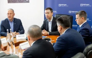Юрій Ткачук на засіданні правління Нафтогазу з іншими керівниками