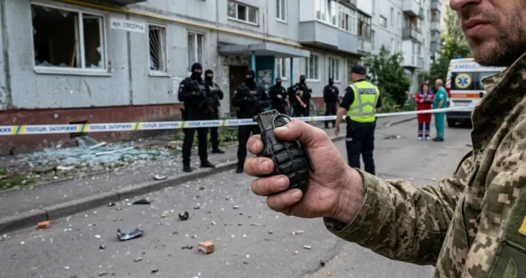 Військовий у СЗЧ підірвав гранату під час перевірки: двоє поліцейських поранено