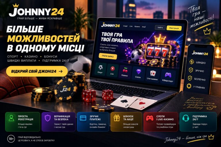 Верифікація, ліміти й способи оплати: що варто знати перед грою в Johnny24